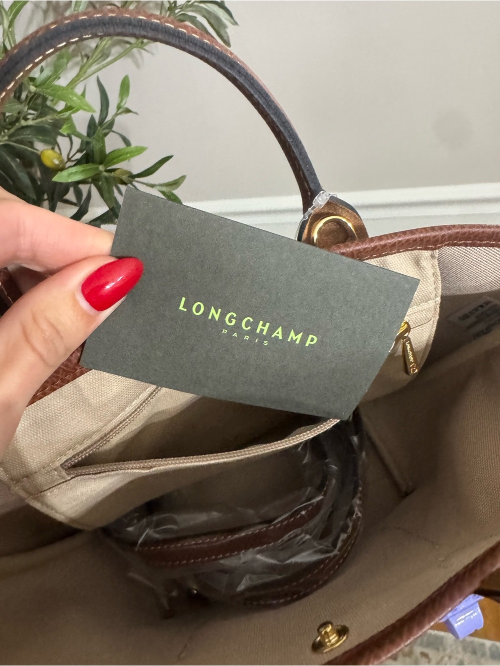 Longchamp Le Pliage Panier Top Handle Bag - Picture 7 of 7